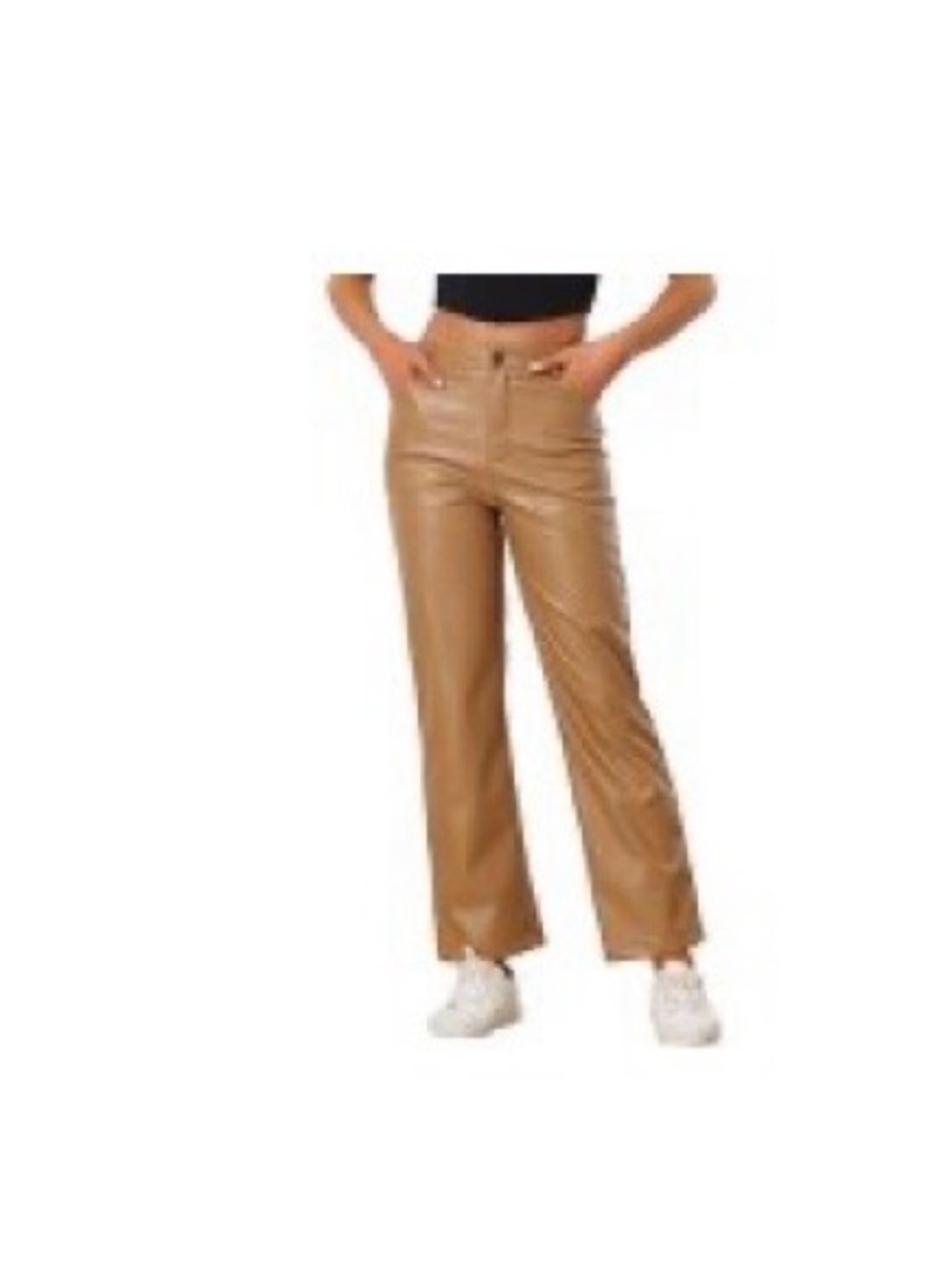 Faux leather pants M NWT